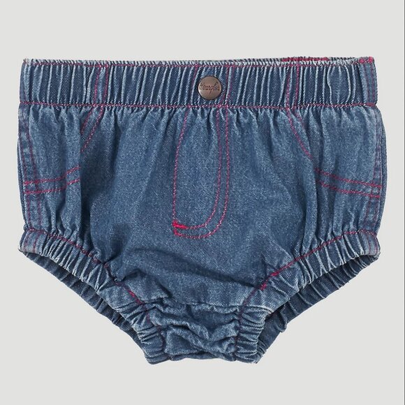 Wrangler Infant Denim Pink Diaper Cover 6 Months - Picture 1 of 2